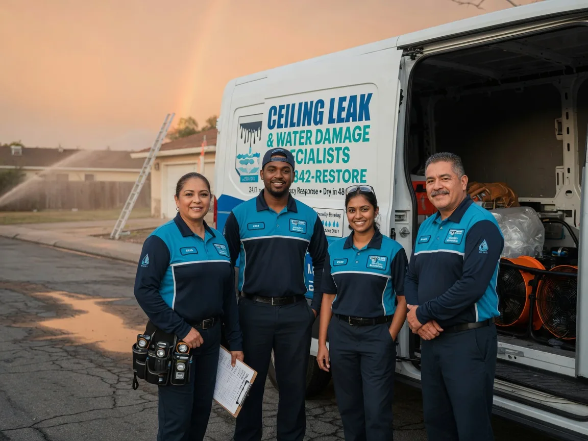 Ceiling Leak Cleanup company in Sutter, IL
