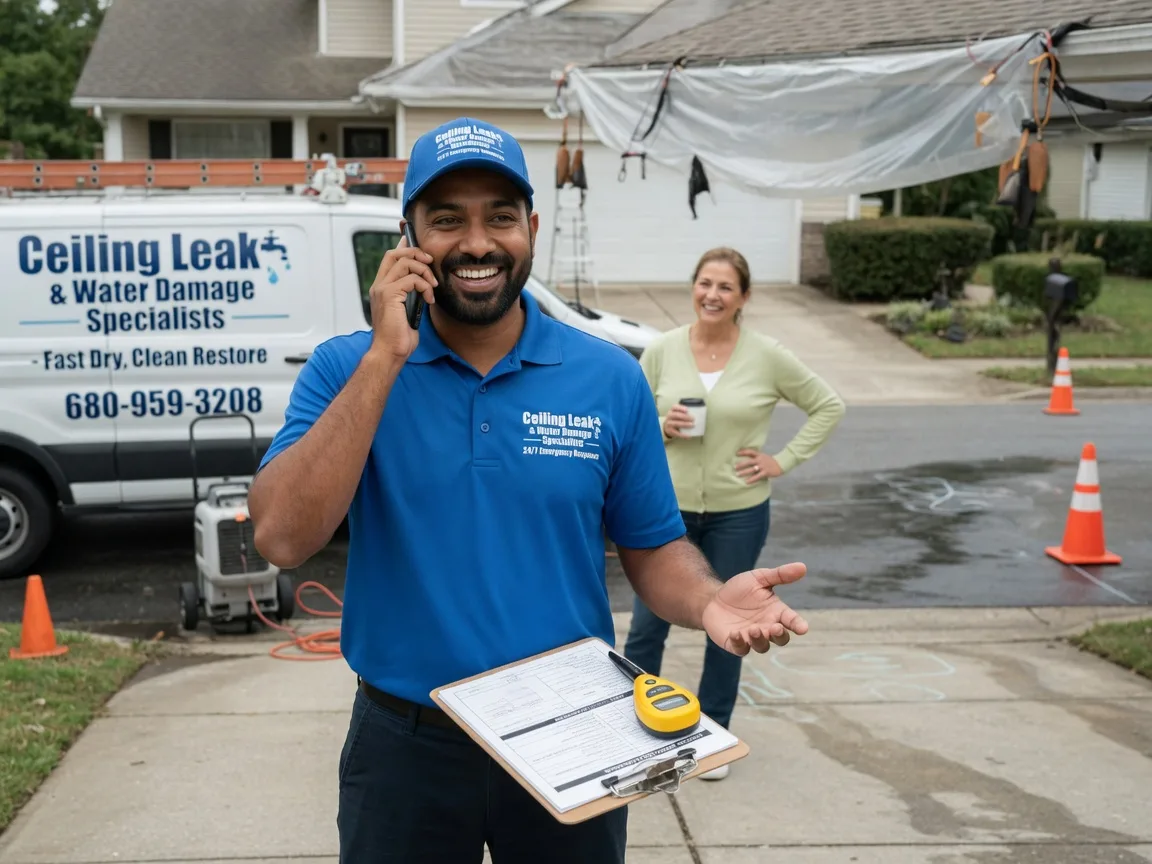 Ceiling Leak Cleanup Sutter, IL FAQs